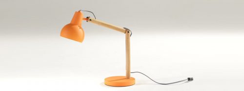 מנורת שולחן עץ אלון טבעי דגם STUDY