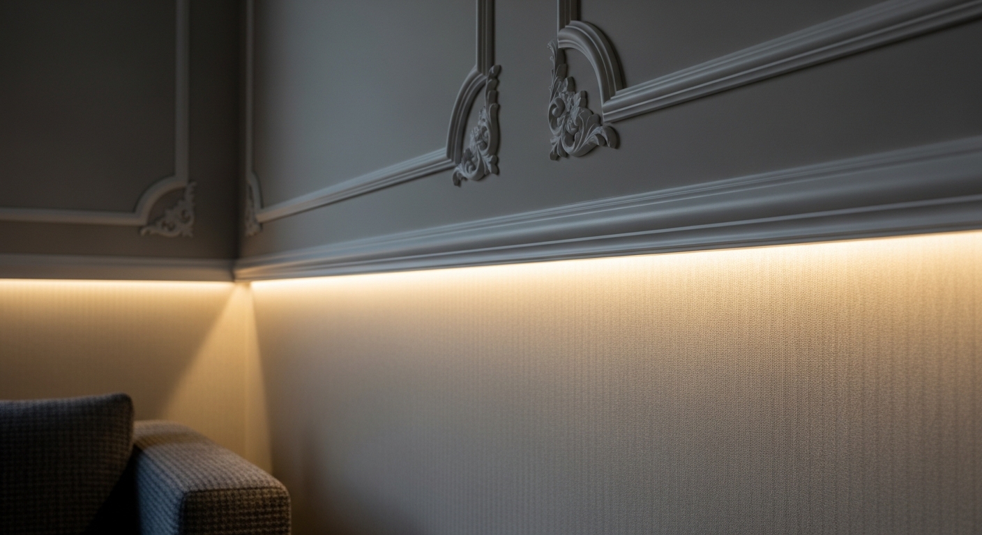 קרניזים עם תאורה נסתרת
